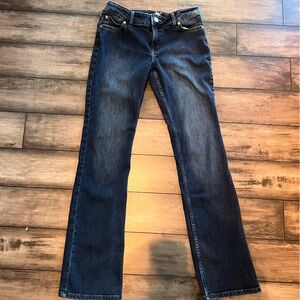 Wranglers Women’s Bootcut Western Jeans size 9/10 * 36 Dark Wash